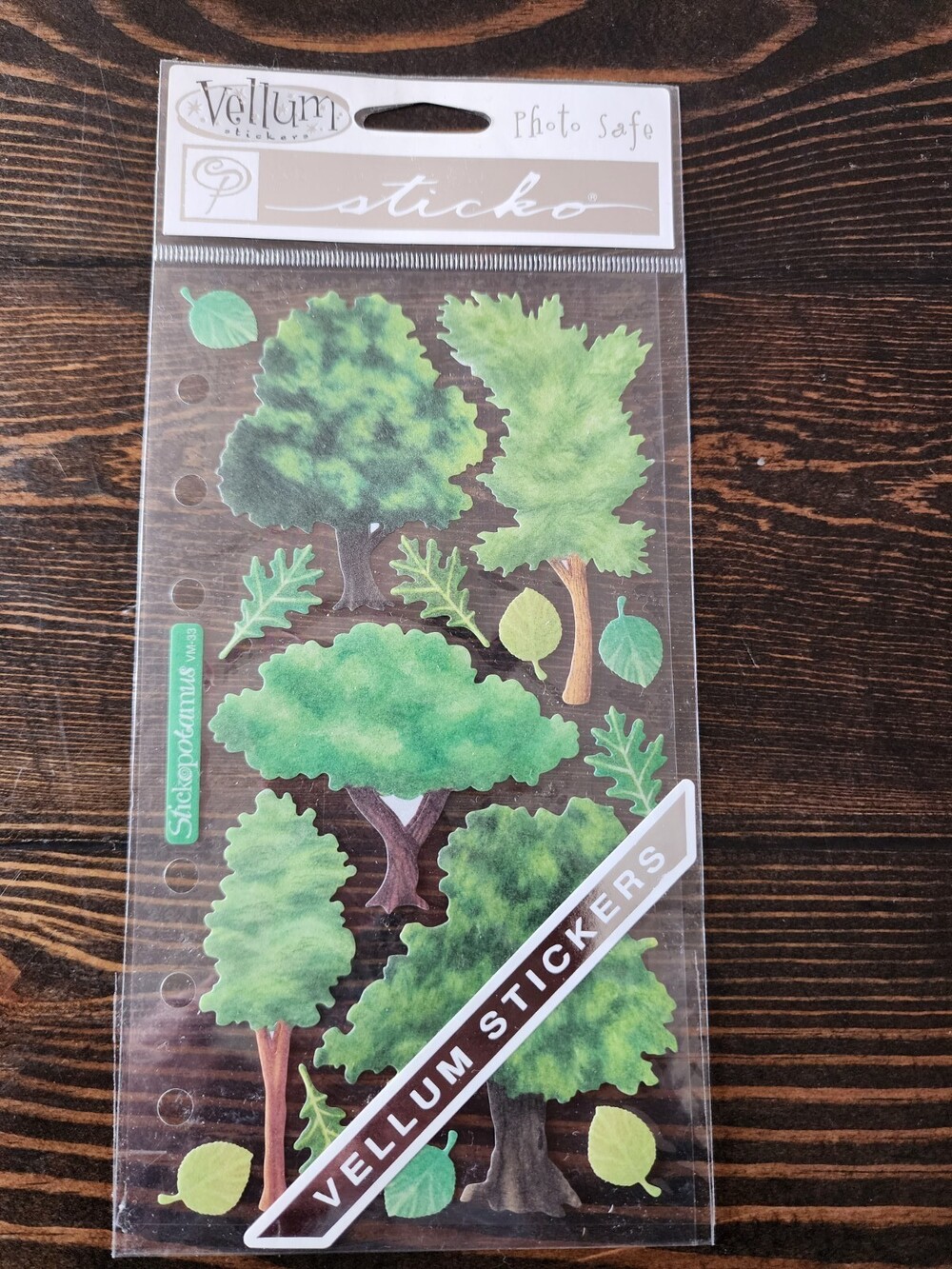Stickopotamus Binder Stickers Vellum Trees SP-VM-33 New Vintage Outdoor #5